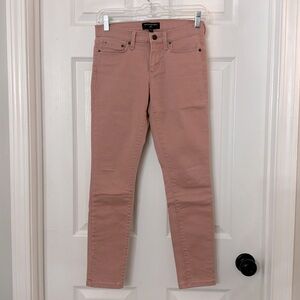 Women’s Skinny fit dusty pink jeans Banana Republic 00 petite